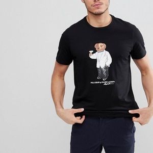 Polo Ralph Lauren Vintage Martini Bear Print Tee